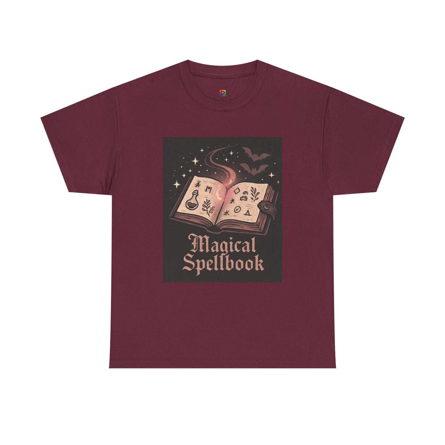 Magical Spellbook T-Shirt, Witchy Graphic Tee, Gothic Halloween Shirt, Spooky Witch Spell Book Top, Unisex Fall Witchcore Tee