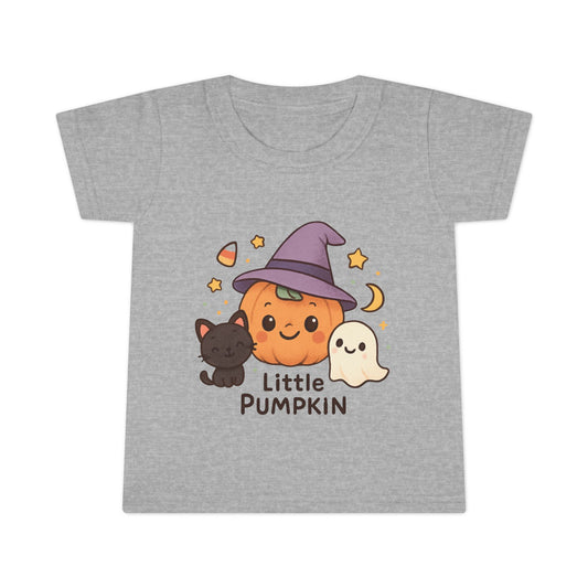 Adorable Toddler T-Shirt for Fall Fun, Little Pumpkin Graphic Tee, Cute Halloween Shirt, Kids Autumn Apparel, New Day Inspirational Wear