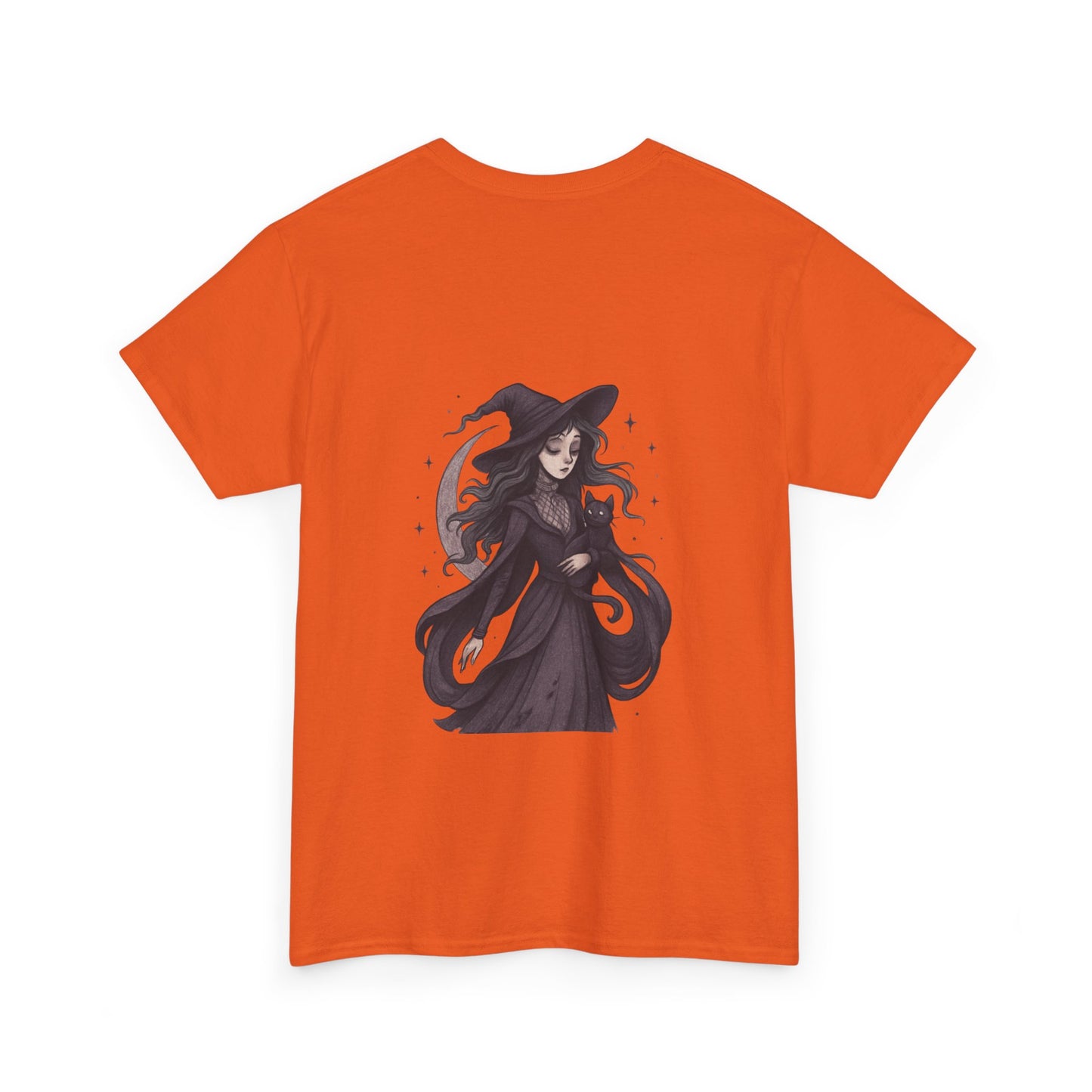 Magical Spellbook Unisex Heavy Cotton Tee, Witchy Shirt, Halloween Apparel, Gift for Her, Cozy Everyday Wear