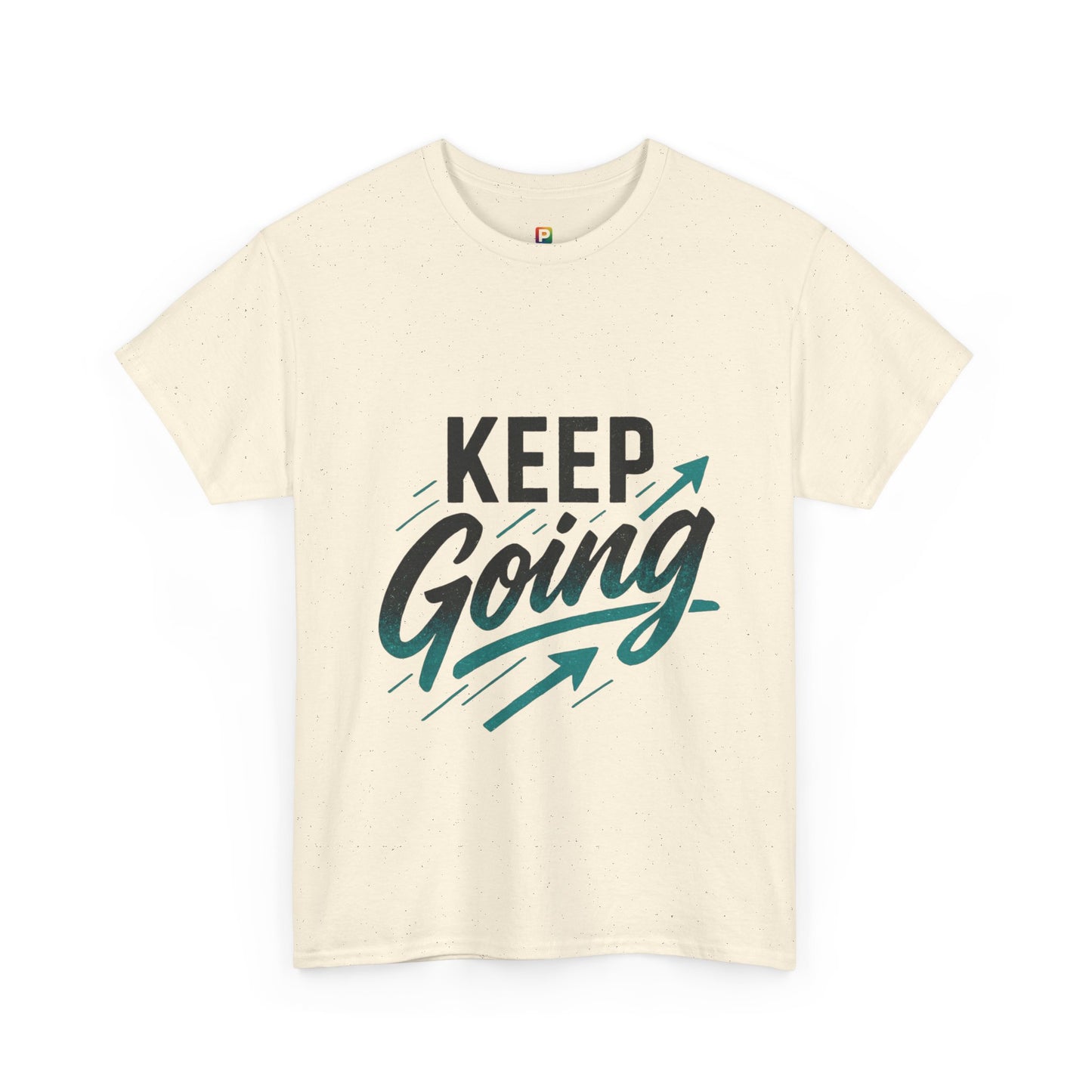 Motivational Unisex Heavy Cotton Tee - Keep Going, Inspirational Shirt, Gift for Friends, Positive Affirmation Apparel, Casual Wear