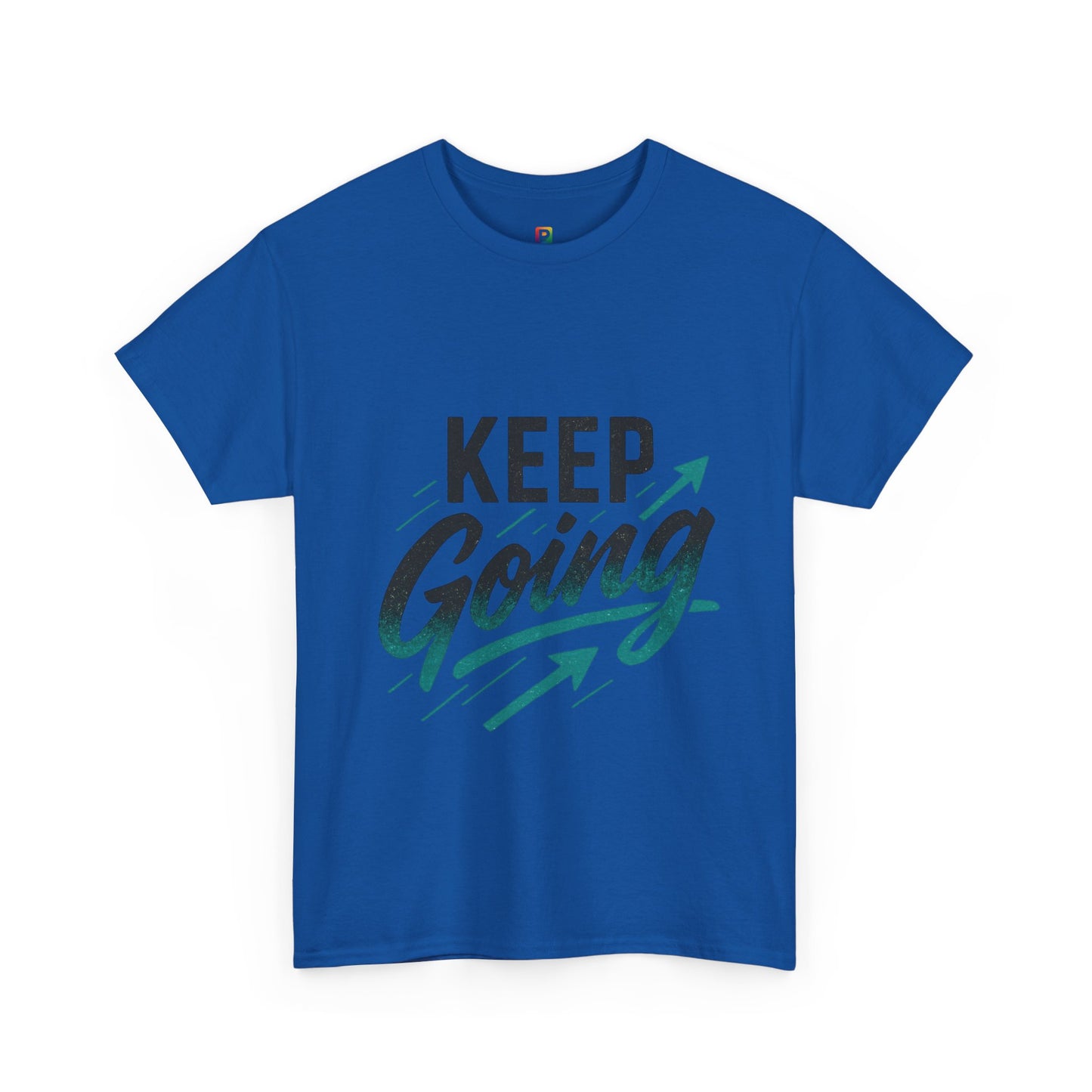 Motivational Unisex Heavy Cotton Tee - Keep Going, Inspirational Shirt, Gift for Friends, Positive Affirmation Apparel, Casual Wear