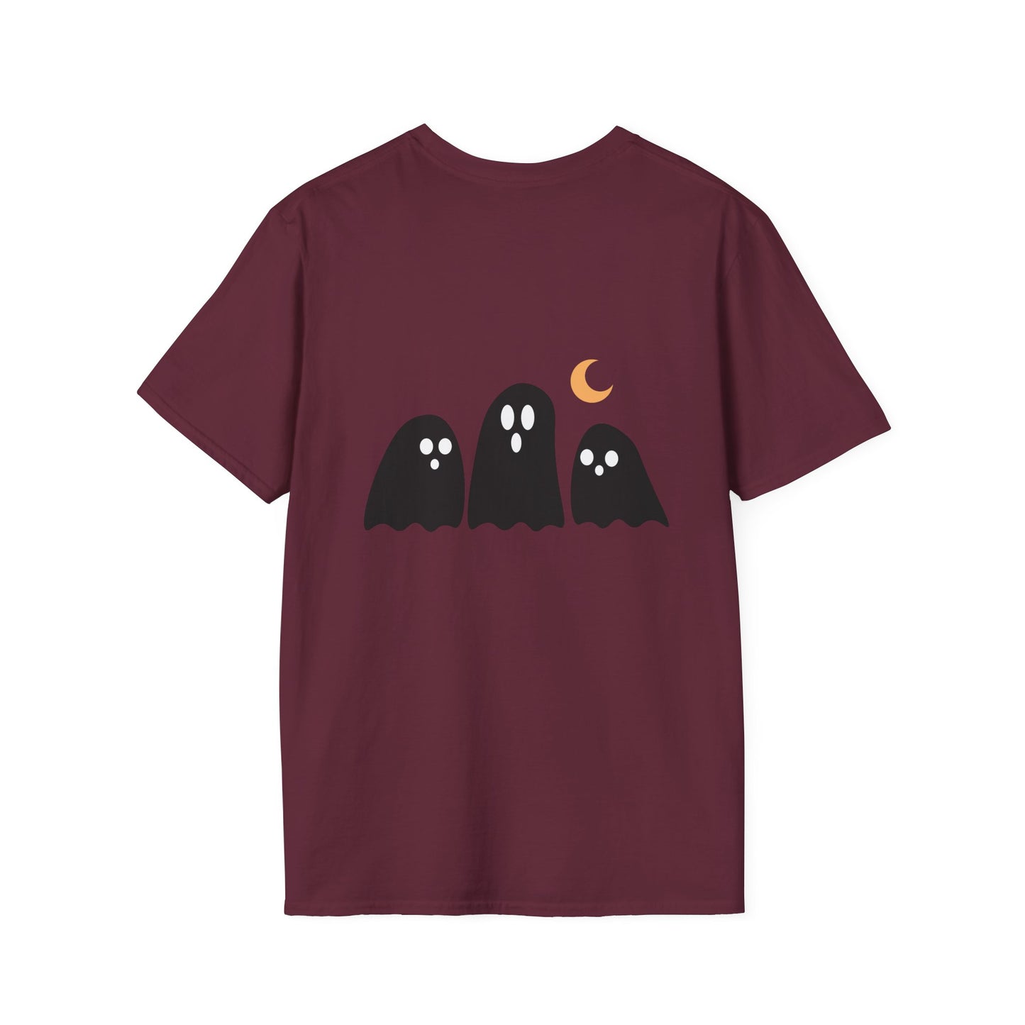 Funny Ghost T-Shirt, Halloween Tee, Unisex Softstyle Shirt, Cute Ghost Design, Boo Shirt, Trick or Treat Apparel