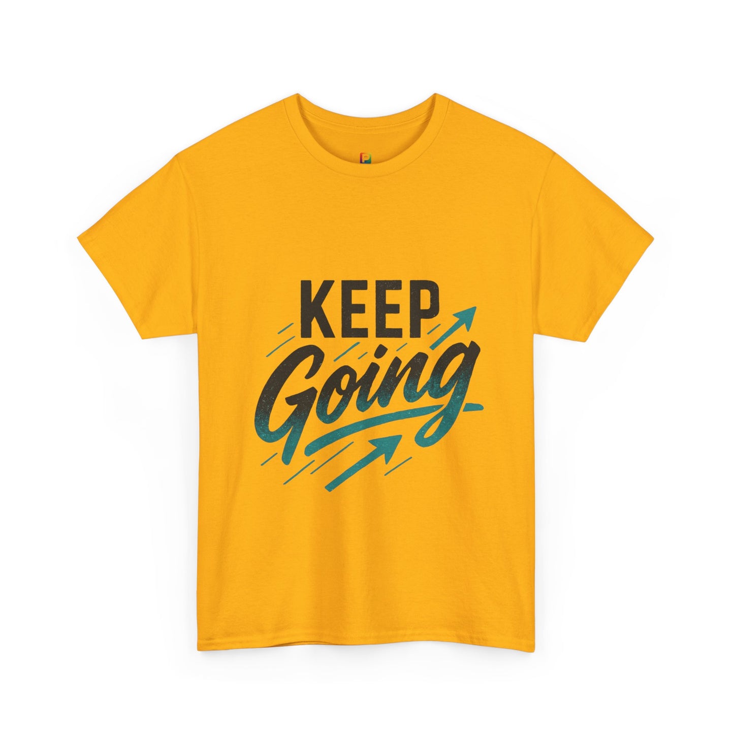 Motivational Unisex Heavy Cotton Tee - Keep Going, Inspirational Shirt, Gift for Friends, Positive Affirmation Apparel, Casual Wear