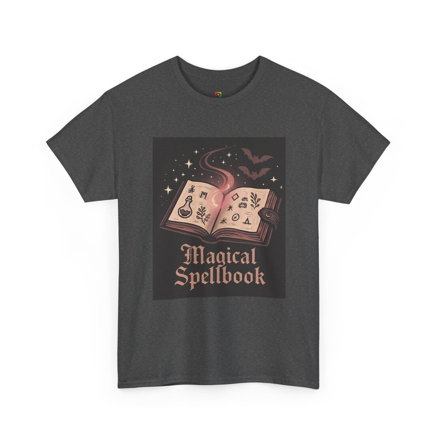 Magical Spellbook T-Shirt, Witchy Graphic Tee, Gothic Halloween Shirt, Spooky Witch Spell Book Top, Unisex Fall Witchcore Tee
