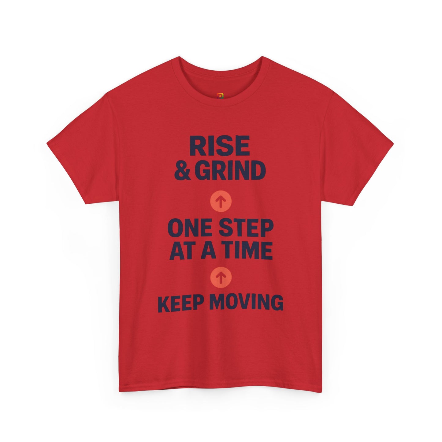 Motivational Unisex Tee | Rise & Grind, Workout Shirt, Inspirational Gift, Gym Top, Relaxed Fit, Daily Reminder