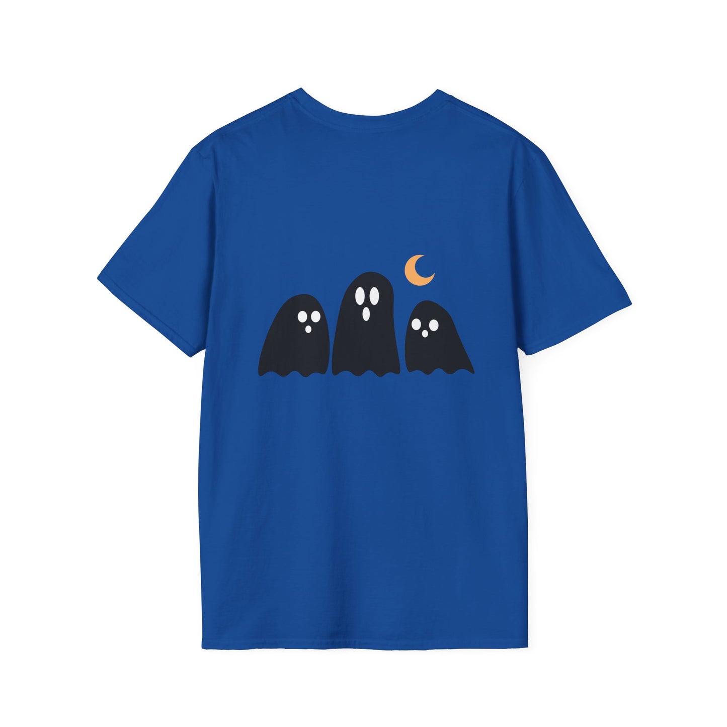 Funny Ghost T-Shirt, Halloween Tee, Unisex Softstyle Shirt, Cute Ghost Design, Boo Shirt, Trick or Treat Apparel