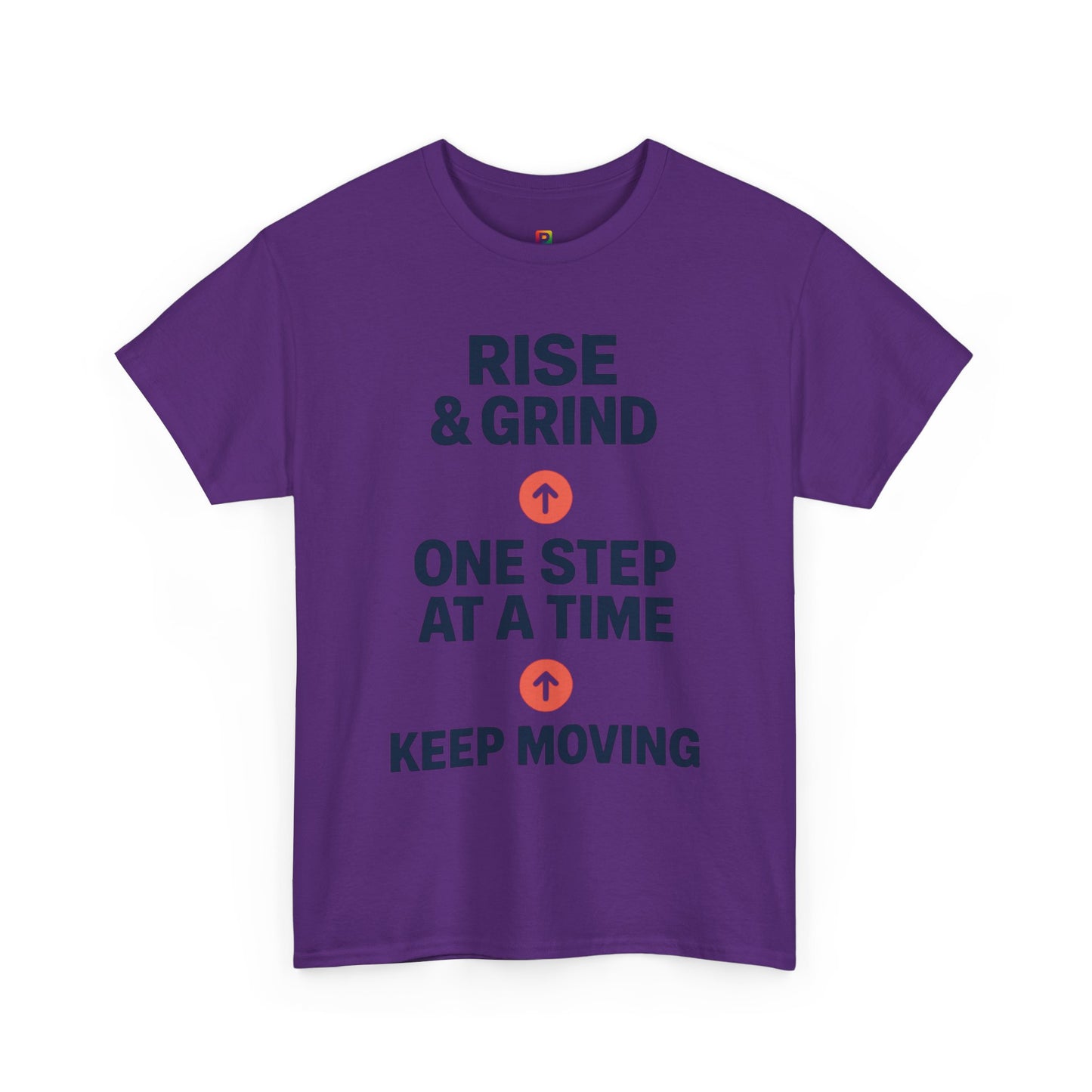 Motivational Unisex Tee | Rise & Grind, Workout Shirt, Inspirational Gift, Gym Top, Relaxed Fit, Daily Reminder