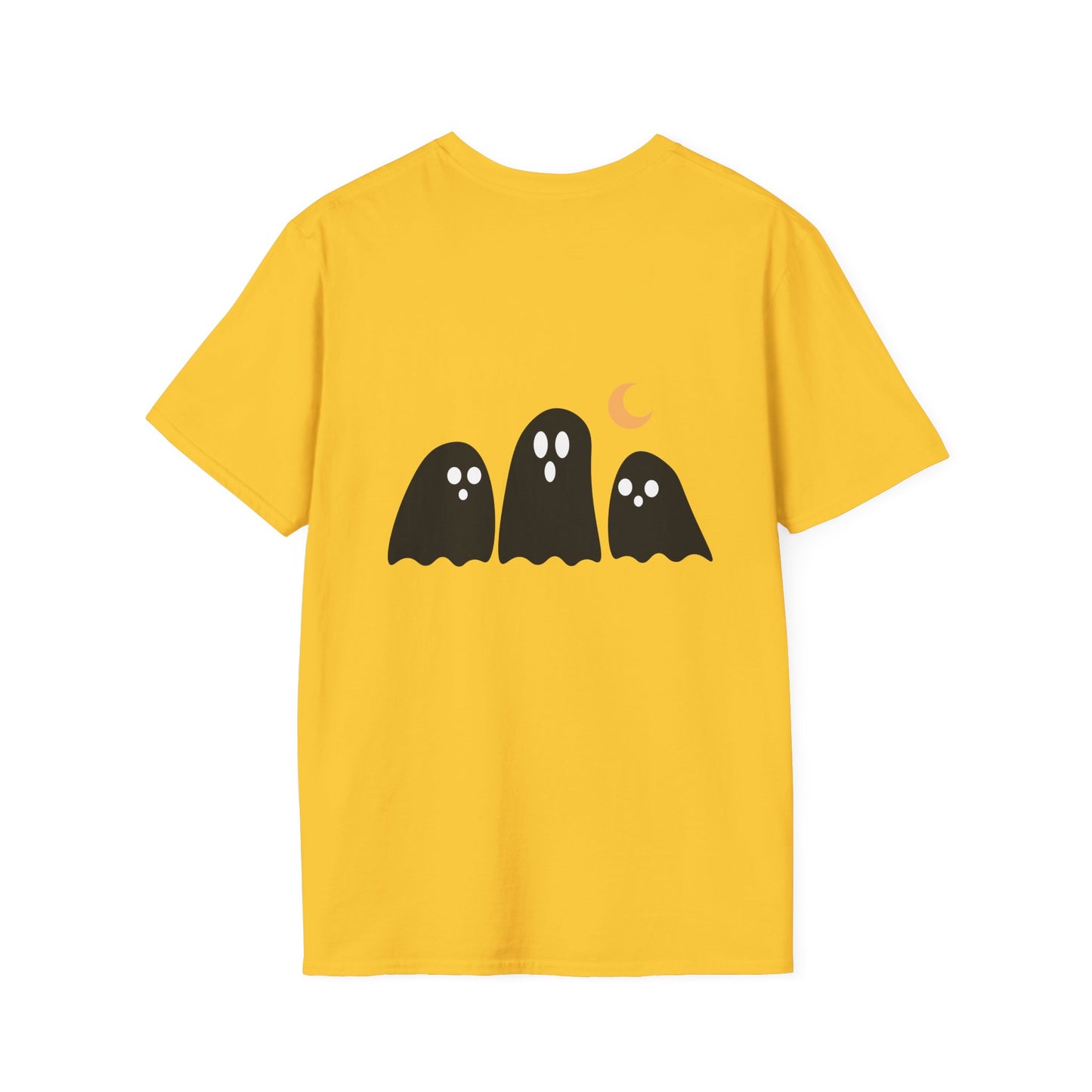 Funny Ghost T-Shirt, Halloween Tee, Unisex Softstyle Shirt, Cute Ghost Design, Boo Shirt, Trick or Treat Apparel