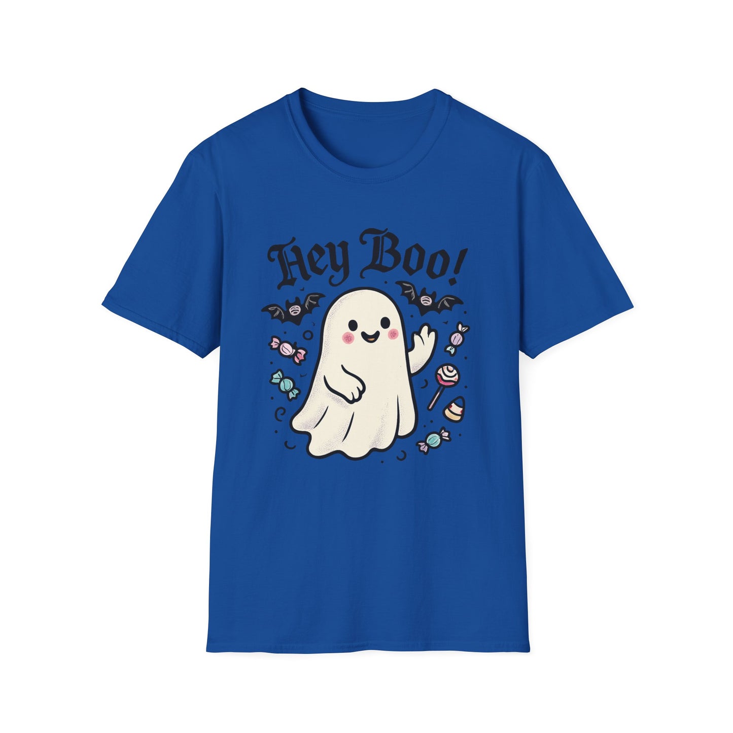 Funny Ghost T-Shirt, Halloween Tee, Unisex Softstyle Shirt, Cute Ghost Design, Boo Shirt, Trick or Treat Apparel