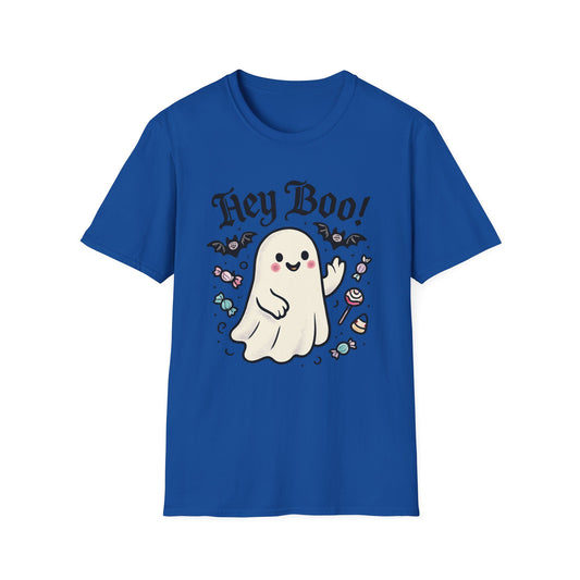Funny Ghost T-Shirt, Halloween Tee, Unisex Softstyle Shirt, Cute Ghost Design, Boo Shirt, Trick or Treat Apparel