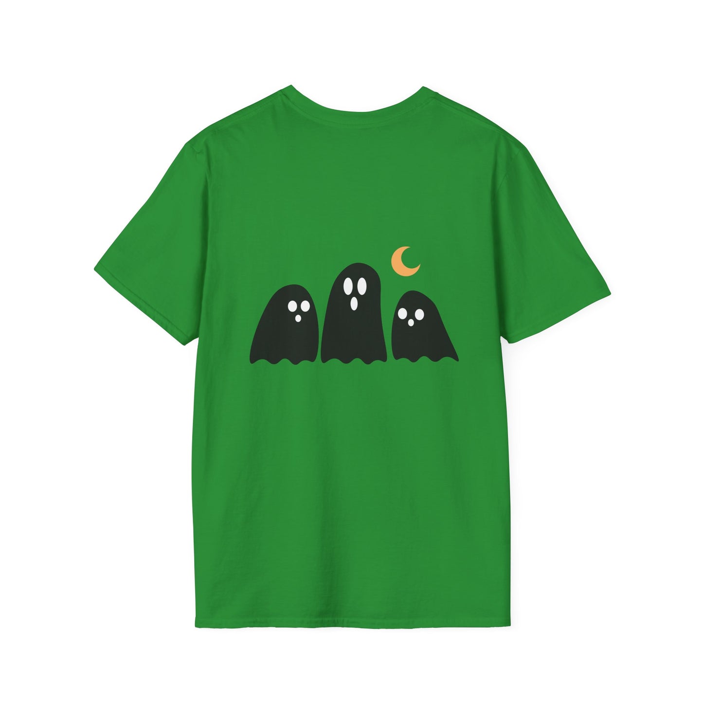 Funny Ghost T-Shirt, Halloween Tee, Unisex Softstyle Shirt, Cute Ghost Design, Boo Shirt, Trick or Treat Apparel