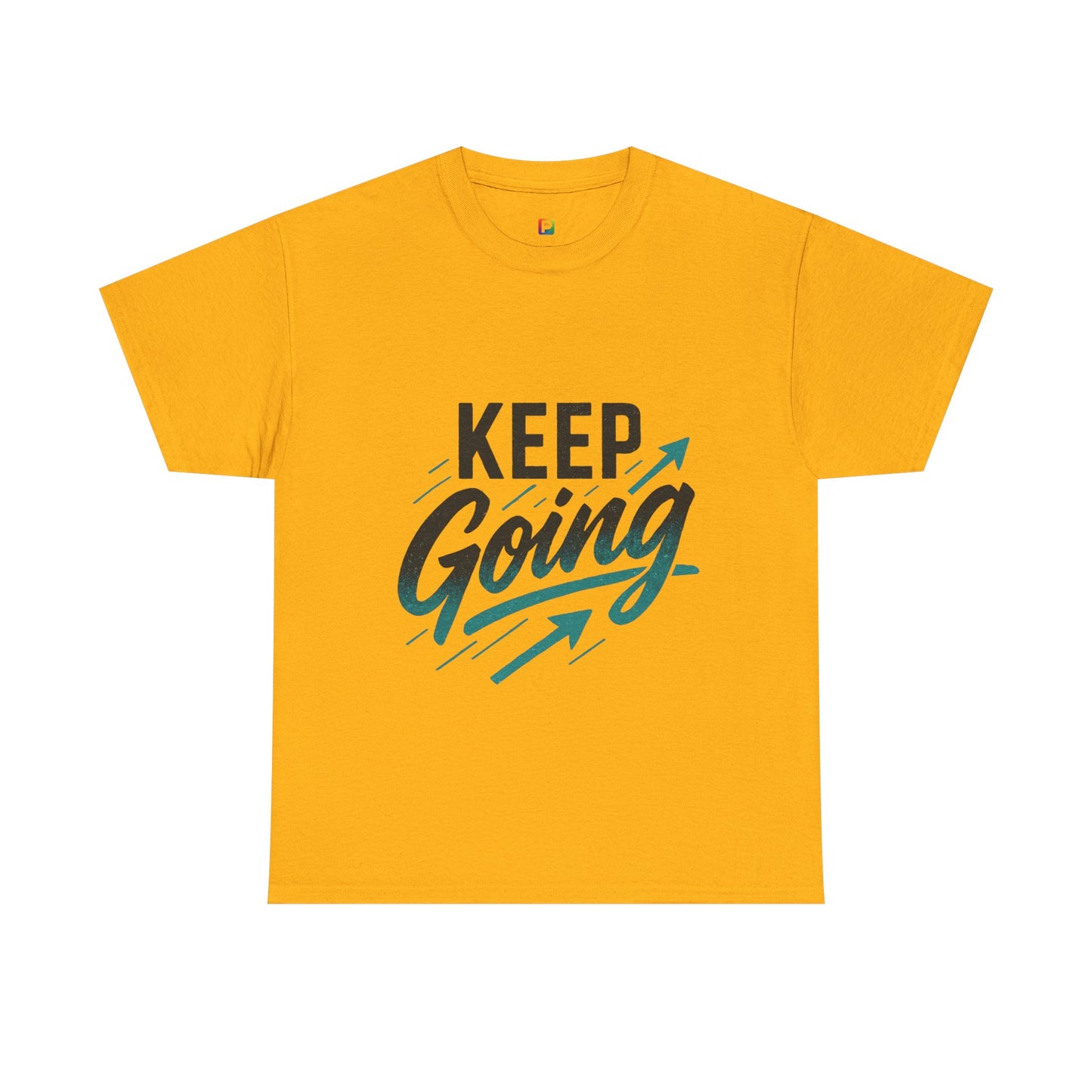 Motivational Unisex Heavy Cotton Tee - Keep Going, Inspirational Shirt, Gift for Friends, Positive Affirmation Apparel, Casual Wear