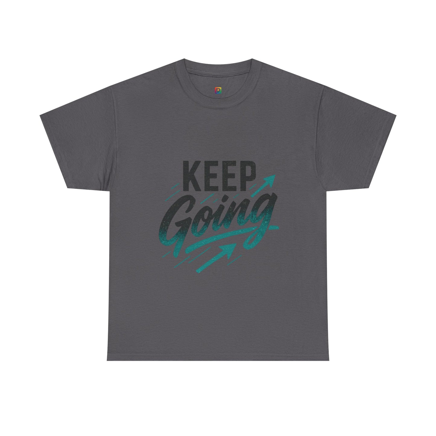 Motivational Unisex Heavy Cotton Tee - Keep Going, Inspirational Shirt, Gift for Friends, Positive Affirmation Apparel, Casual Wear