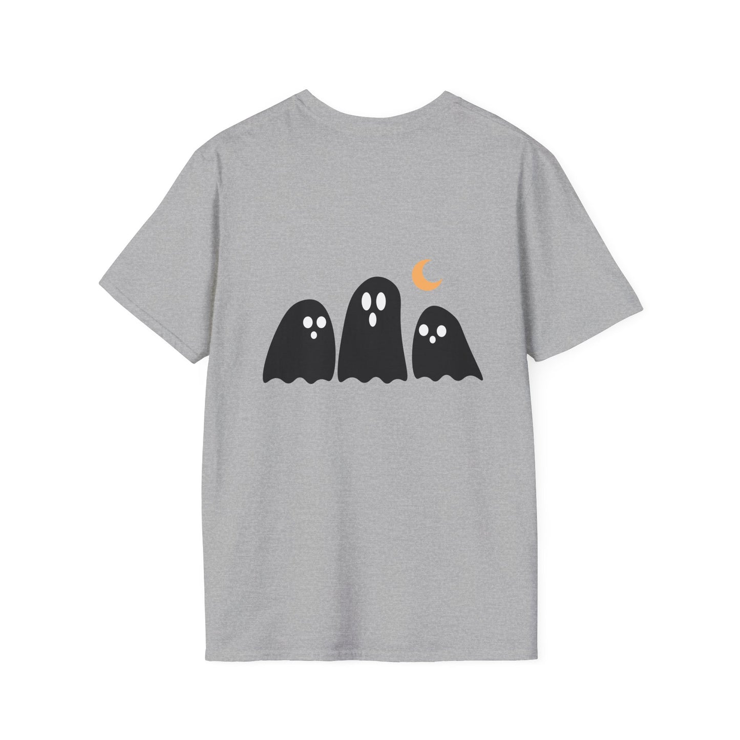 Funny Ghost T-Shirt, Halloween Tee, Unisex Softstyle Shirt, Cute Ghost Design, Boo Shirt, Trick or Treat Apparel