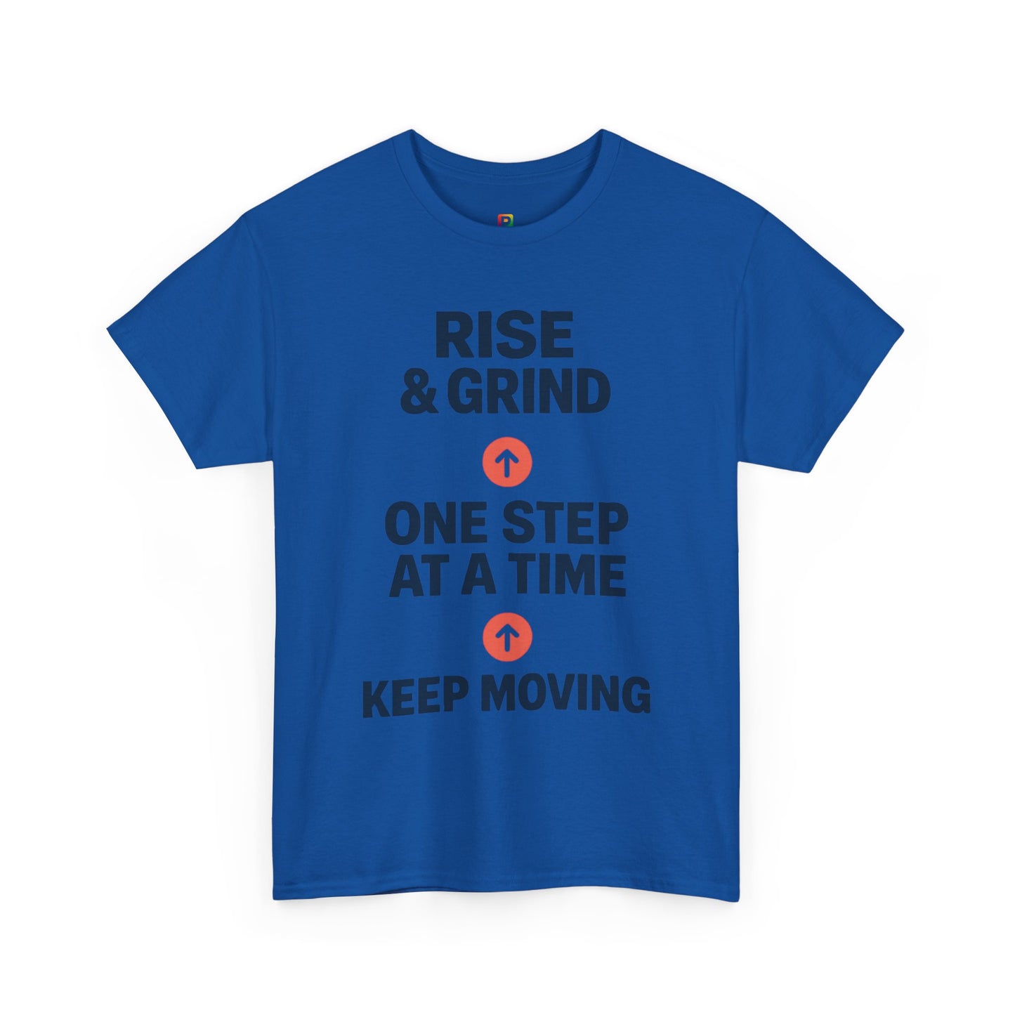 Motivational Unisex Tee | Rise & Grind, Workout Shirt, Inspirational Gift, Gym Top, Relaxed Fit, Daily Reminder