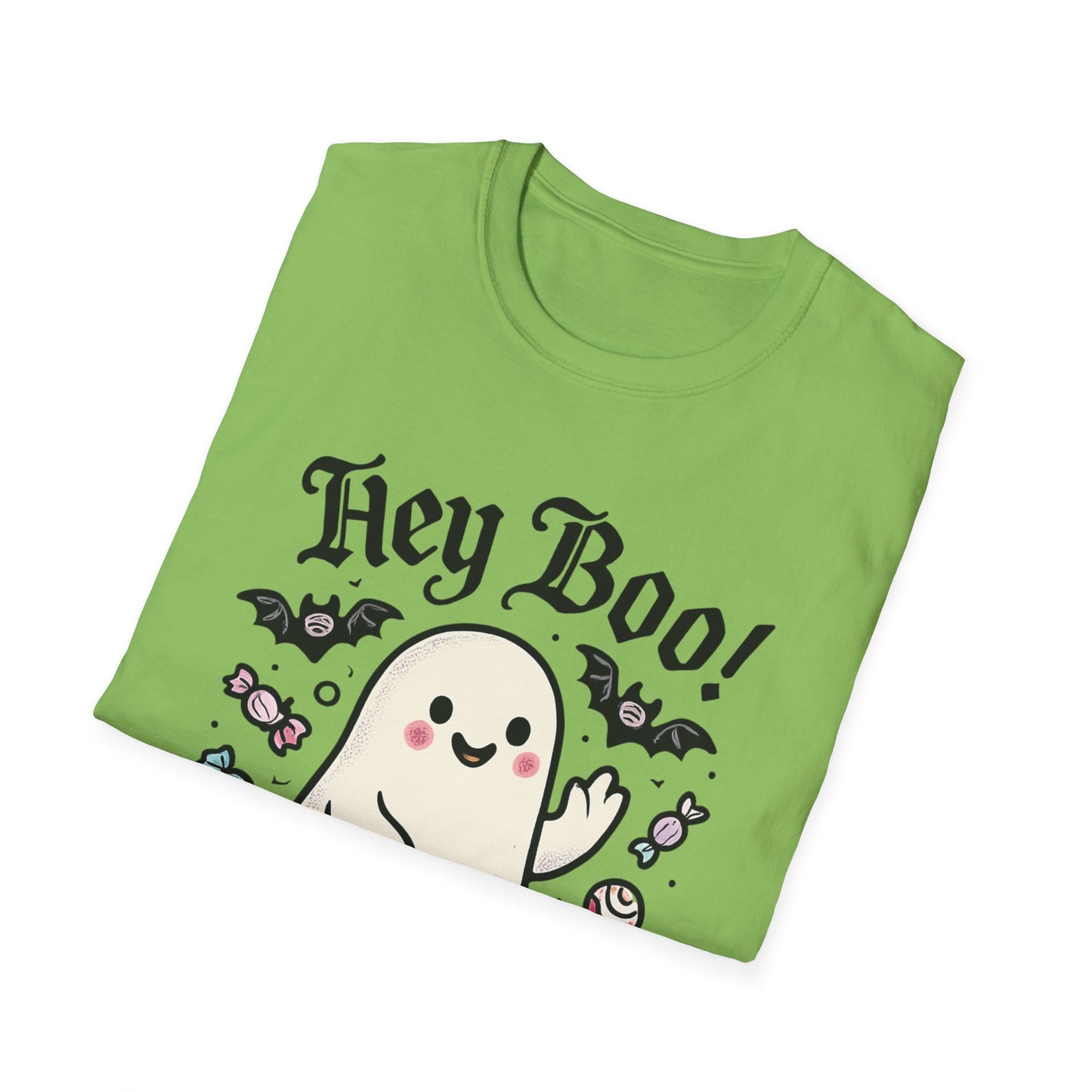 Funny Ghost T-Shirt, Halloween Tee, Unisex Softstyle Shirt, Cute Ghost Design, Boo Shirt, Trick or Treat Apparel