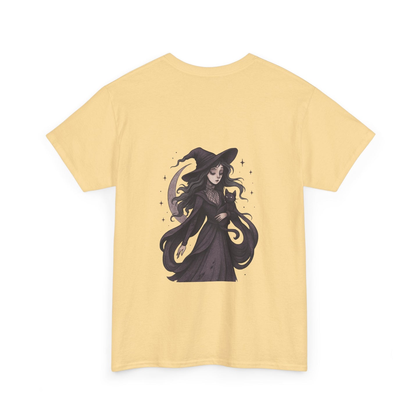 Magical Spellbook Unisex Heavy Cotton Tee, Witchy Shirt, Halloween Apparel, Gift for Her, Cozy Everyday Wear