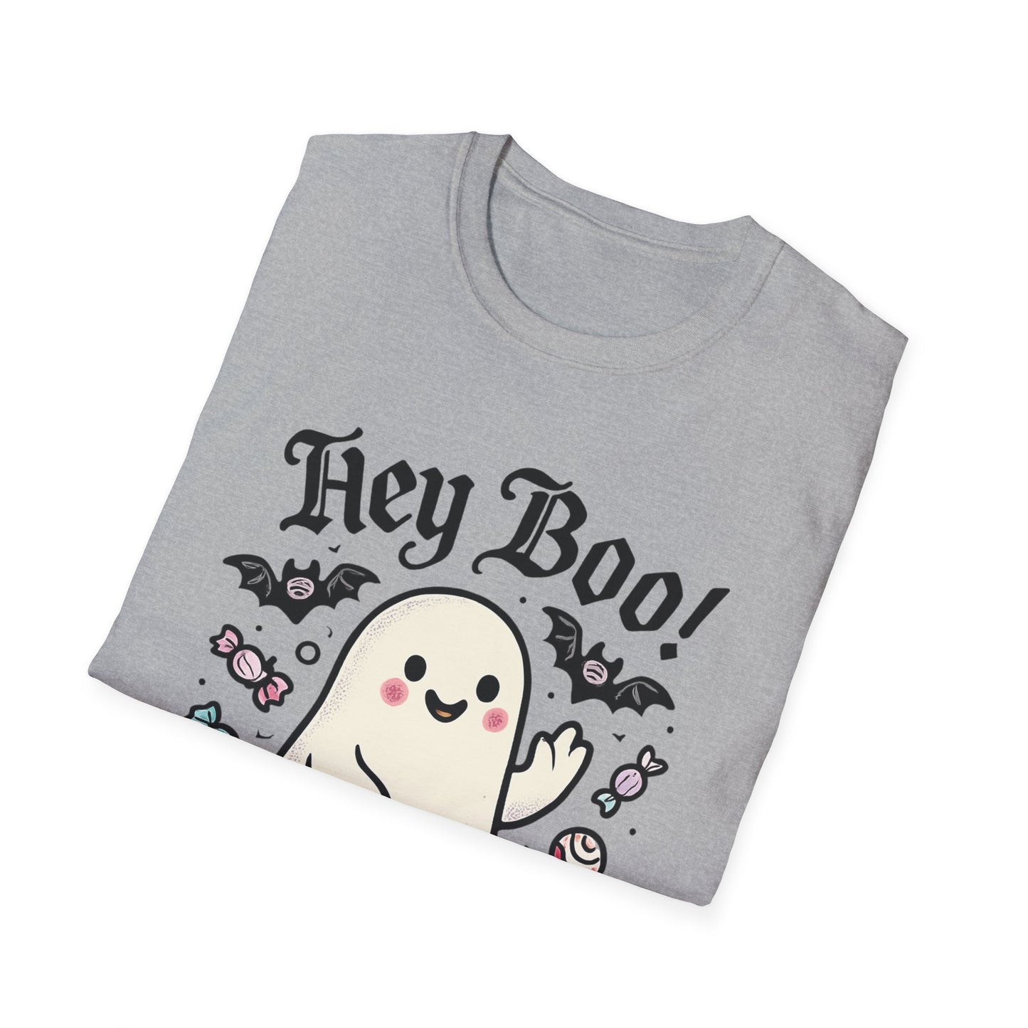 Funny Ghost T-Shirt, Halloween Tee, Unisex Softstyle Shirt, Cute Ghost Design, Boo Shirt, Trick or Treat Apparel