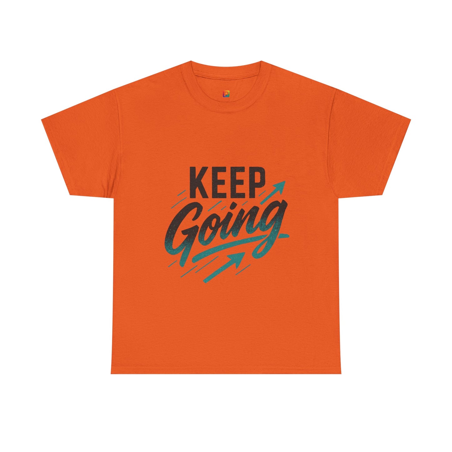 Motivational Unisex Heavy Cotton Tee - Keep Going, Inspirational Shirt, Gift for Friends, Positive Affirmation Apparel, Casual Wear