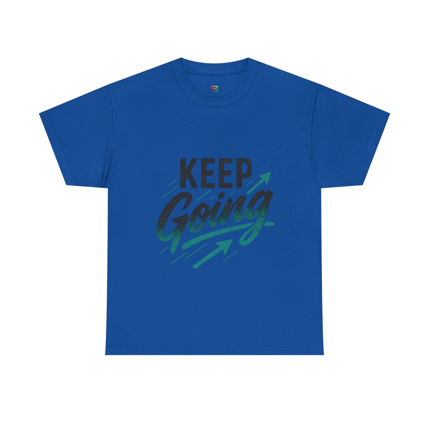 Motivational Unisex Heavy Cotton Tee - Keep Going, Inspirational Shirt, Gift for Friends, Positive Affirmation Apparel, Casual Wear