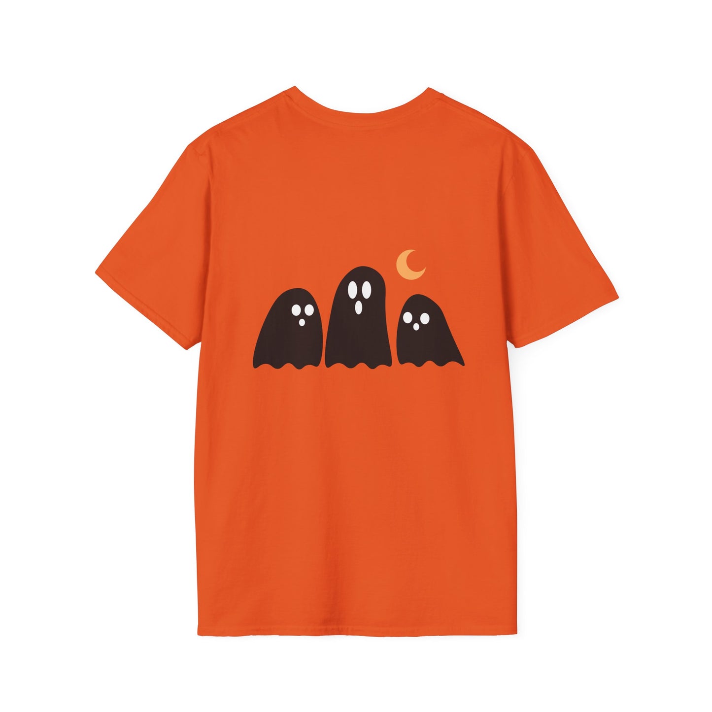 Funny Ghost T-Shirt, Halloween Tee, Unisex Softstyle Shirt, Cute Ghost Design, Boo Shirt, Trick or Treat Apparel